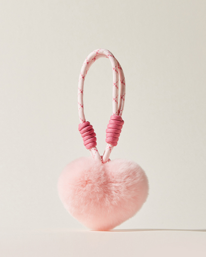 可愛いハートのペンダントバッグアクセサリー