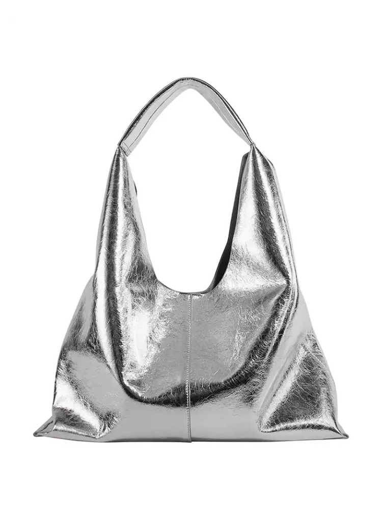 【本革・撥水】レザートライアングルトートバッグ