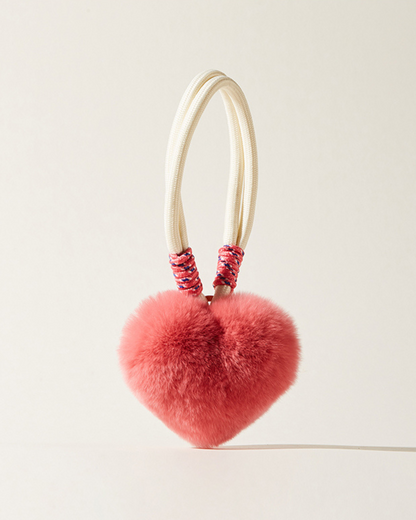 可愛いハートのペンダントバッグアクセサリー