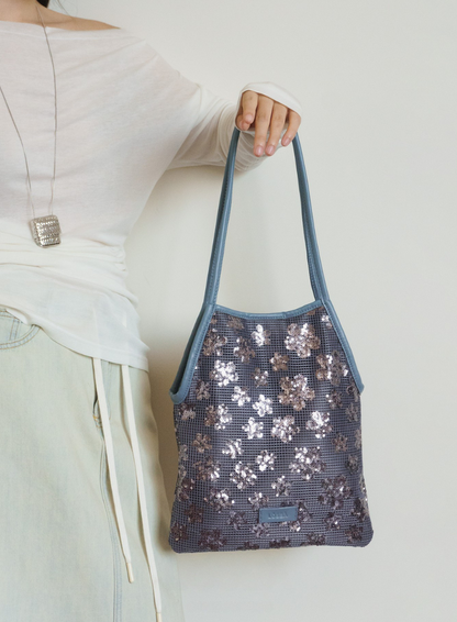 「Broken Light Picks Up Dreams」キラキラ光るスパンコールショルダーバッグ