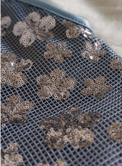 「Broken Light Picks Up Dreams」キラキラ光るスパンコールショルダーバッグ