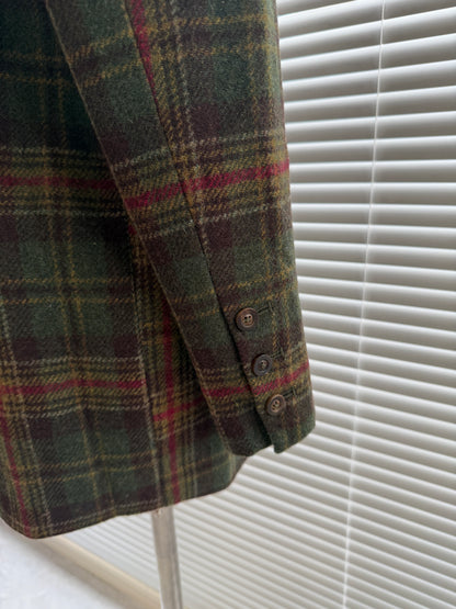 ヘリテージチェック ウールブレザー