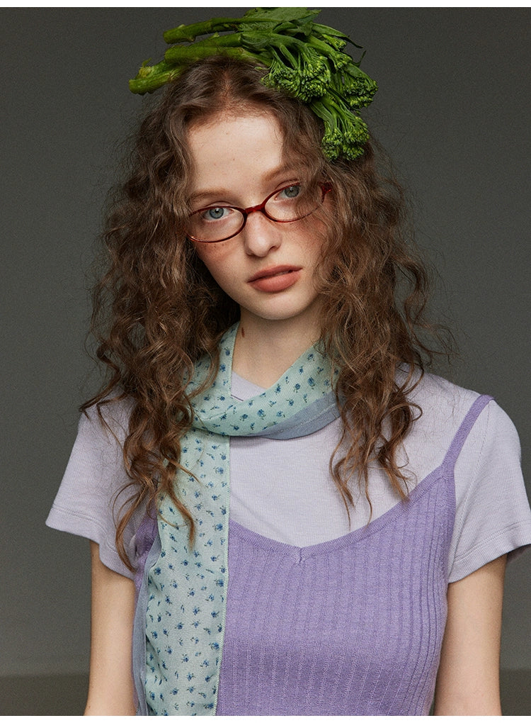 ドーパミン トリコロール ピット ストライプ ニットベスト