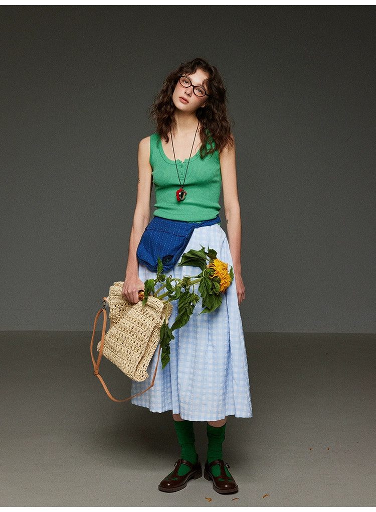 ラージUネックニットキャミソール