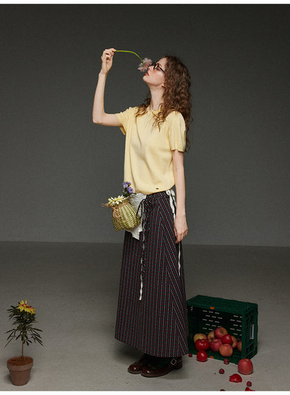 ウール混 ヴィンテージジップポロニット