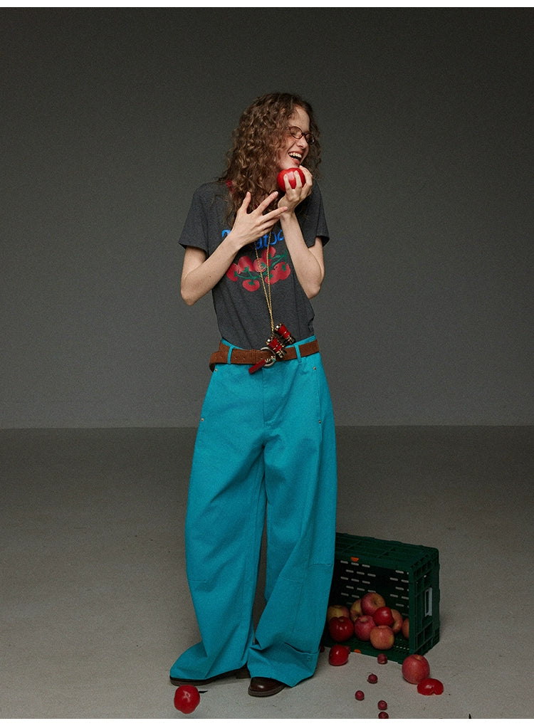 トマトプリント ロゴTシャツ