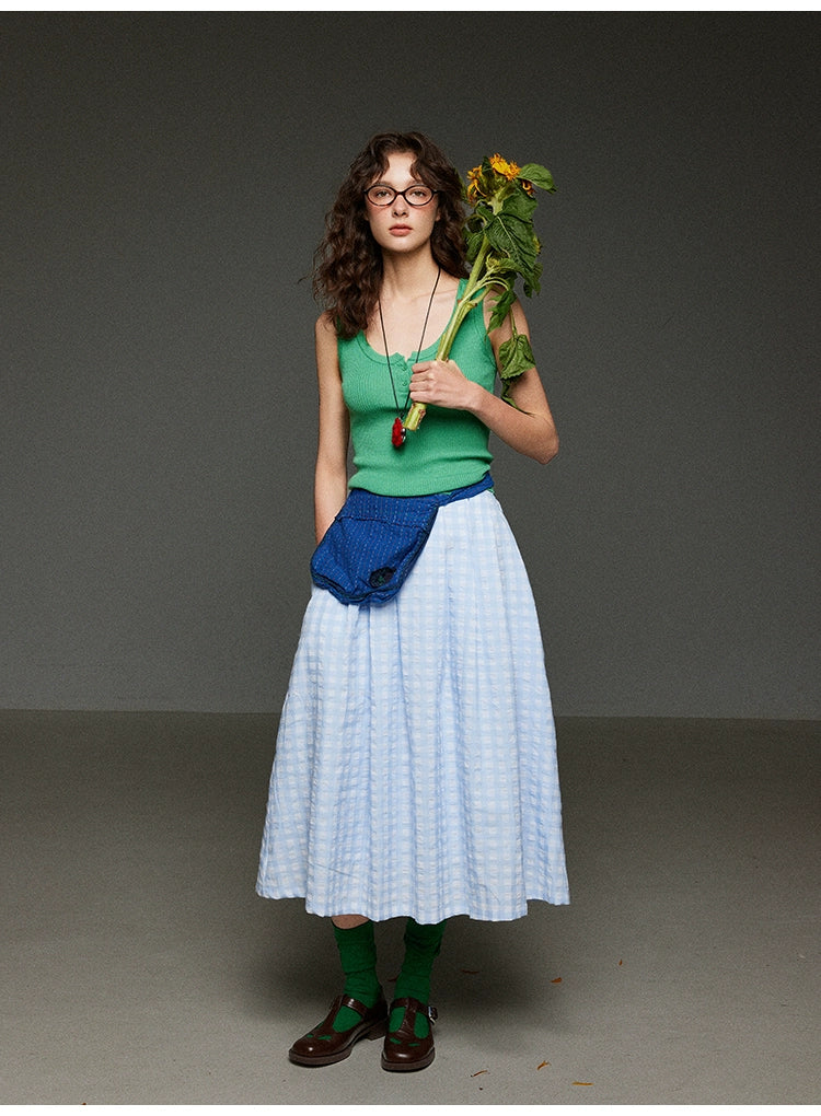 ラージUネックニットキャミソール