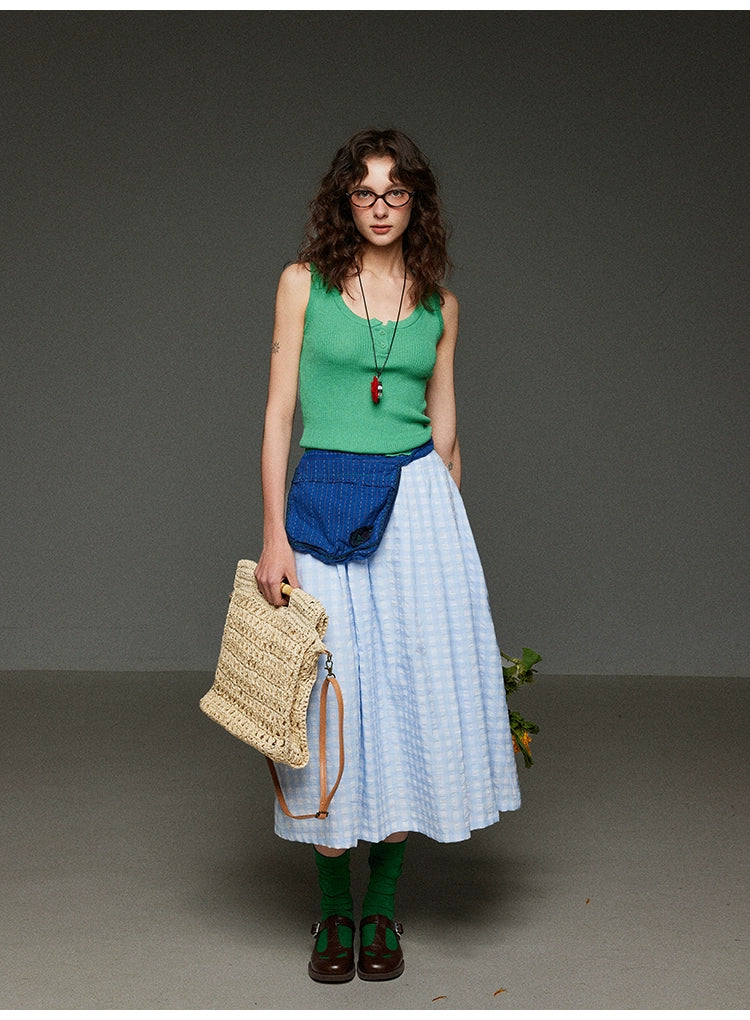 ラージUネックニットキャミソール