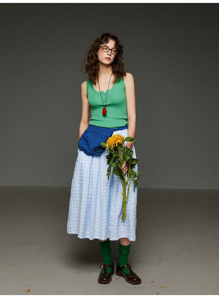 ラージUネックニットキャミソール